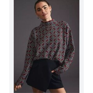 Maeve Anthropologie The Carys Mockneck Sweater